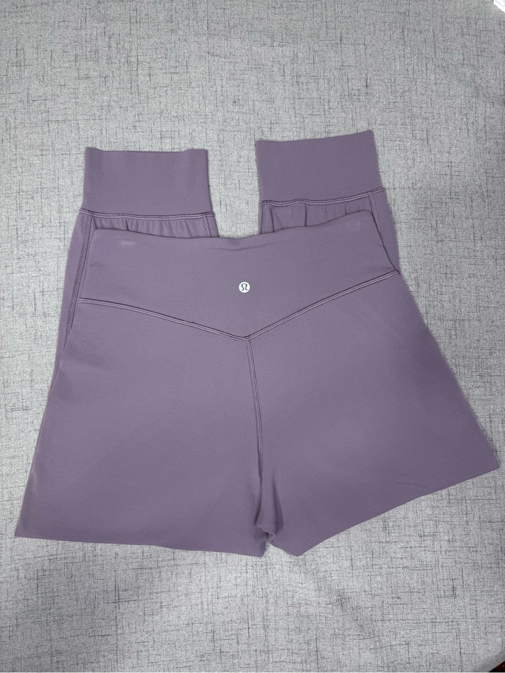 Lululemon Align High Rise Jogger Crop Pant Purple Lunar Rock Size 8 - Picture 9 of 10